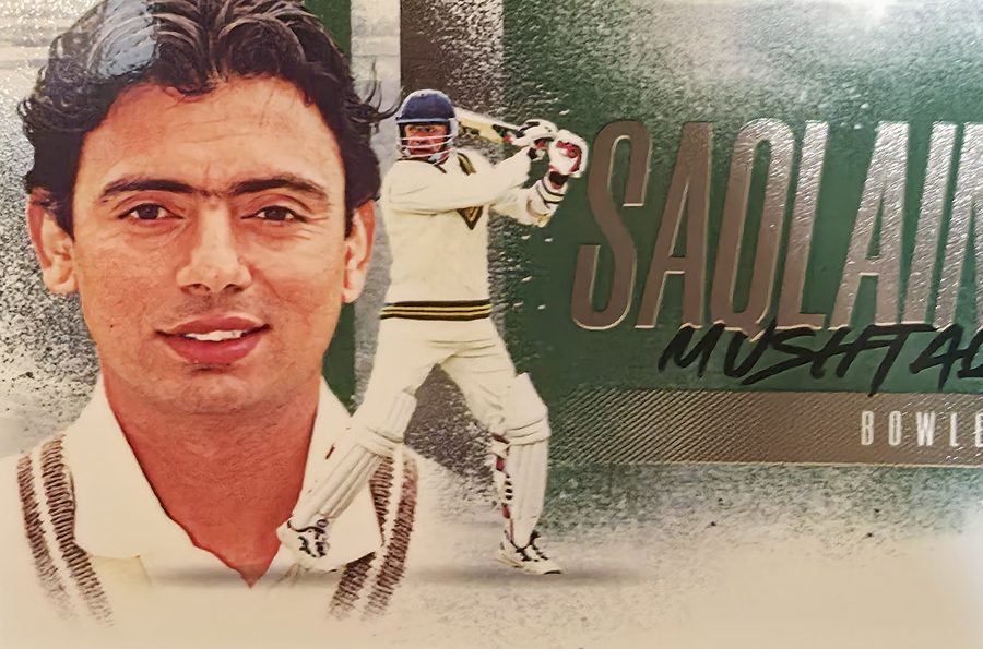 Saqlain Mushtaq, Landscape base, front