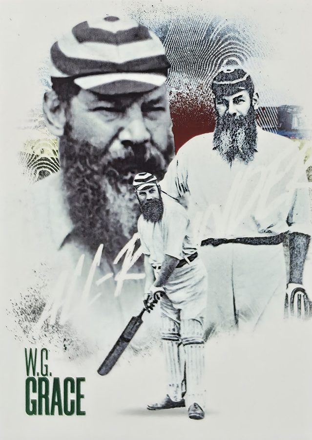 W.G. Grace, Portrait Green 12/19, front