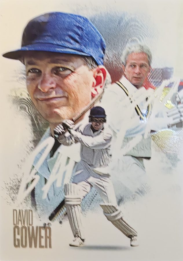 David Gower, Portrait base, front