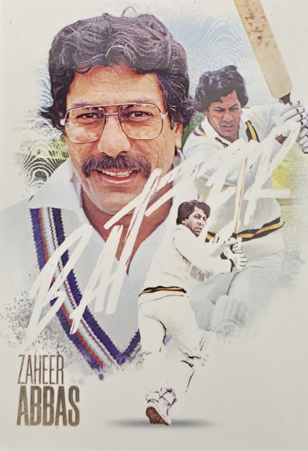 Zaheer Abbas, Portrait base, front