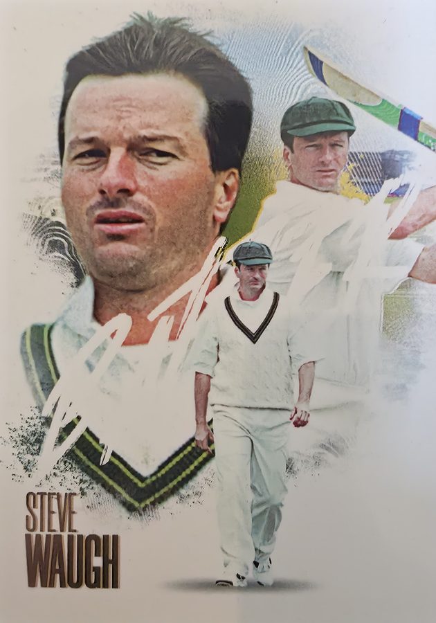 Steve Waugh, Portrait base, front