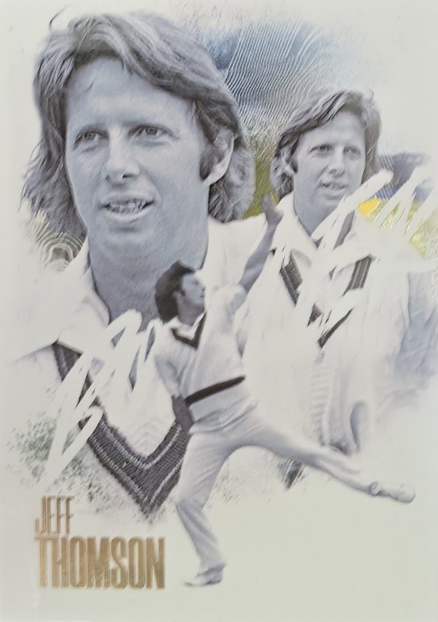 Jeff Thomson, Portrait base, front