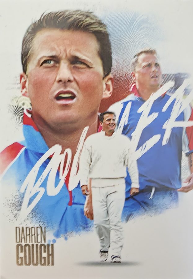 Darren Gough, Portrait base, front