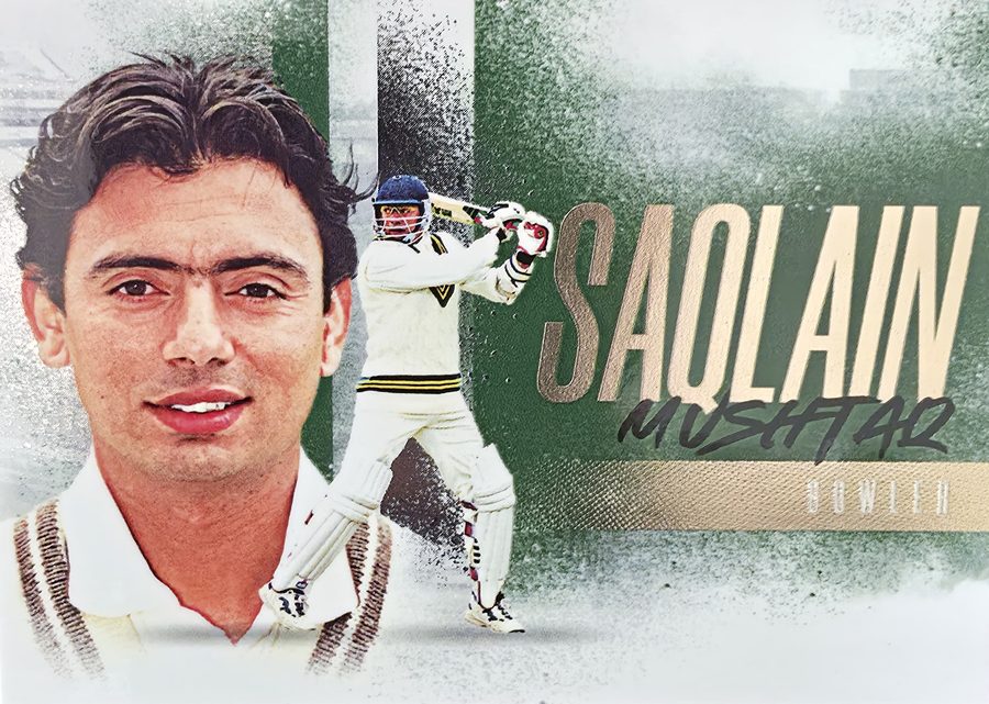 Saqlain Mushtaq, Landscape base, front