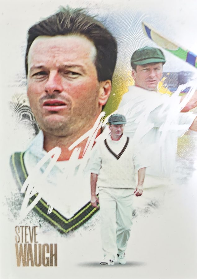 Steve Waugh, Portrait base, front
