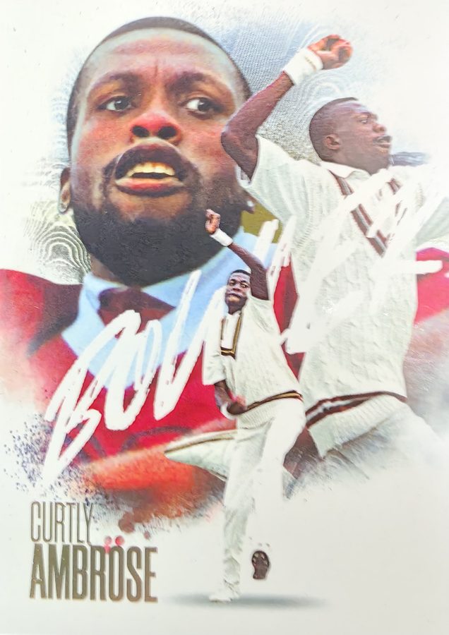 Curtly Ambrose, Portrait base, front