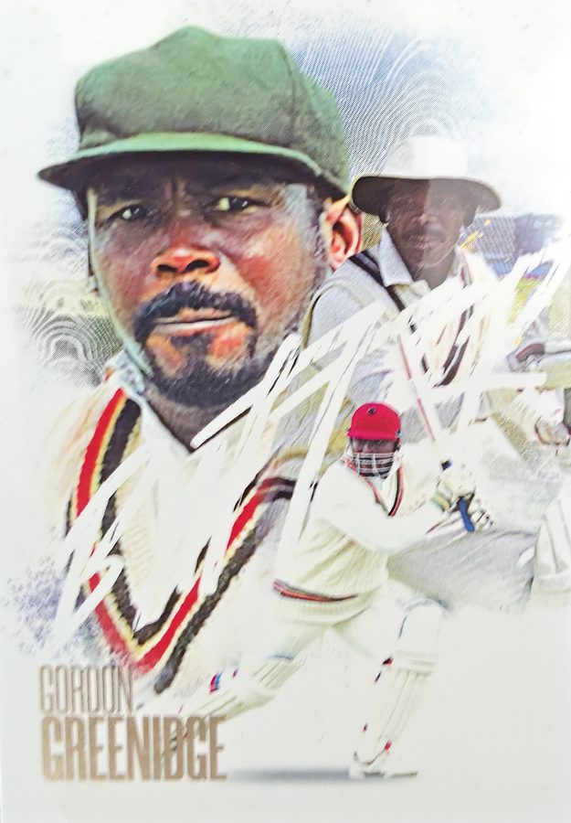 Gordon Greenidge, Portrait base, front