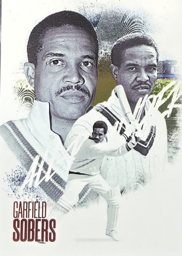 Garfield Sobers, Portrait Red 02/03, front