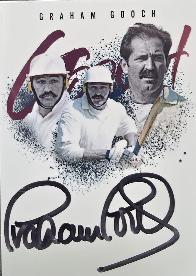 Graham Gooch, Modern Auto Pink, signed 02/08, front