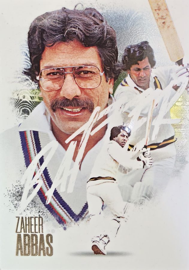Zaheer Abbas, Portrait base, front