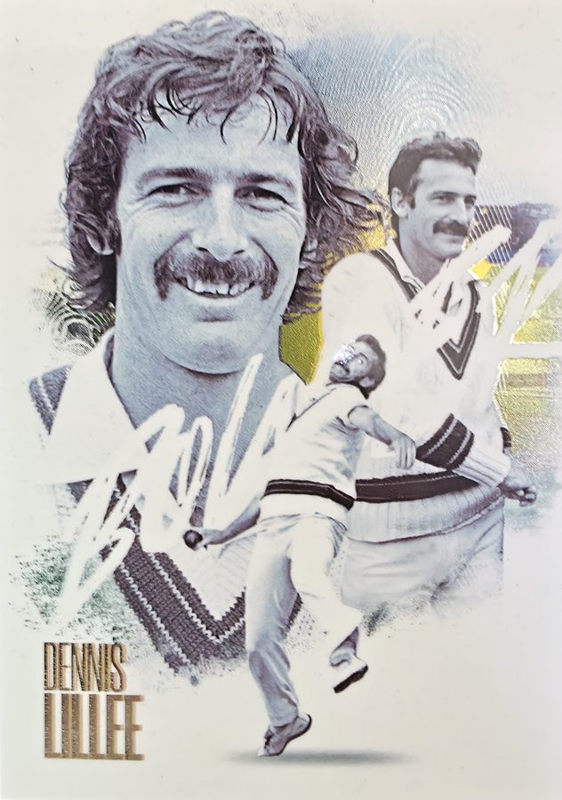 Dennis Lillee, Portrait base, front