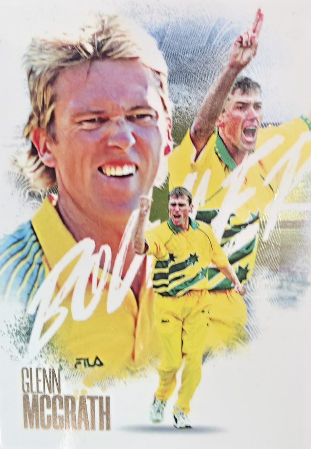 Glenn McGrath, Portrait base, front
