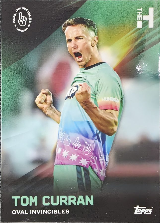 Tom Curran, 5 Years of The Hundred base, front