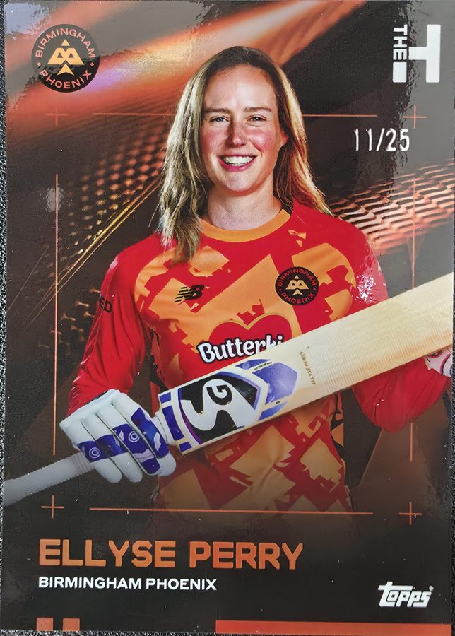 Ellyse Perry, Base Orange 11/25, front