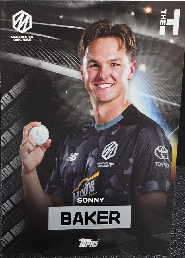 Sonny Baker, Rising Star base, front